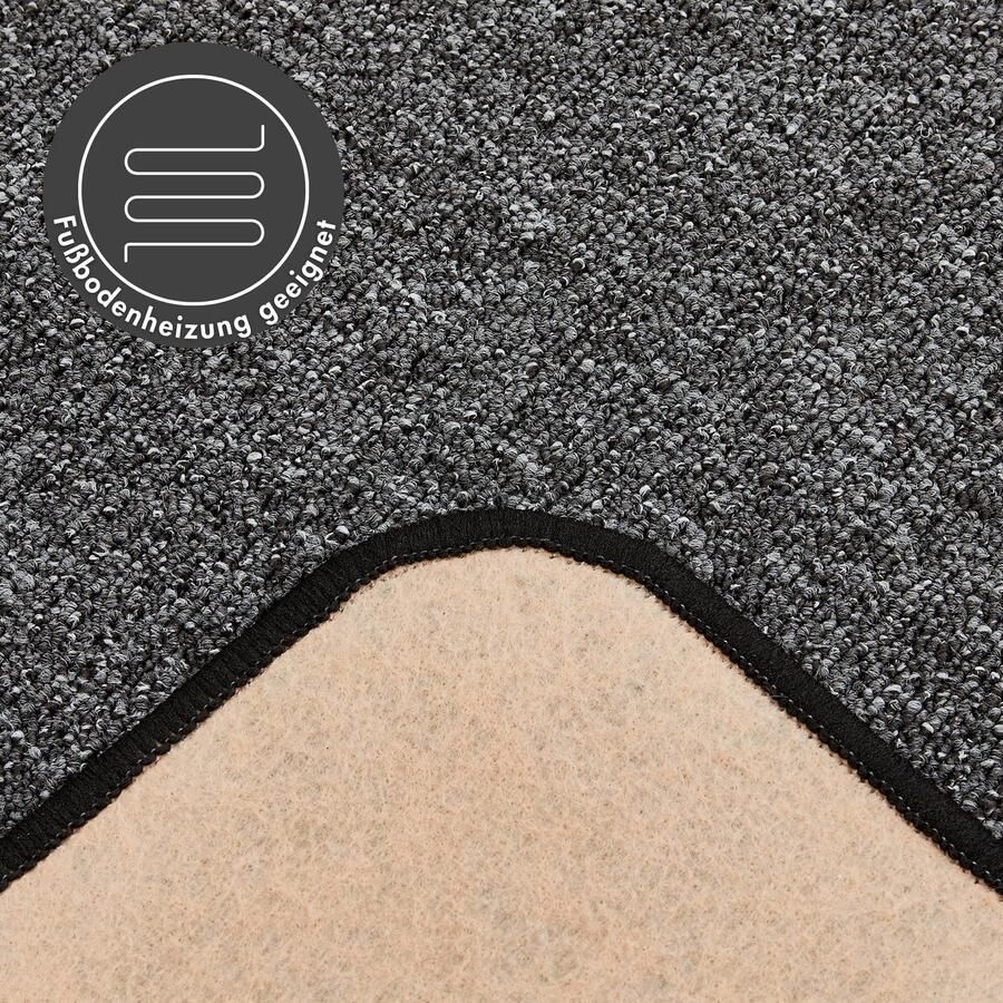 Andiamo Vloerkleed Luton Made in Germany gemêleerde look ook als loper woonkamer & slaapkamer