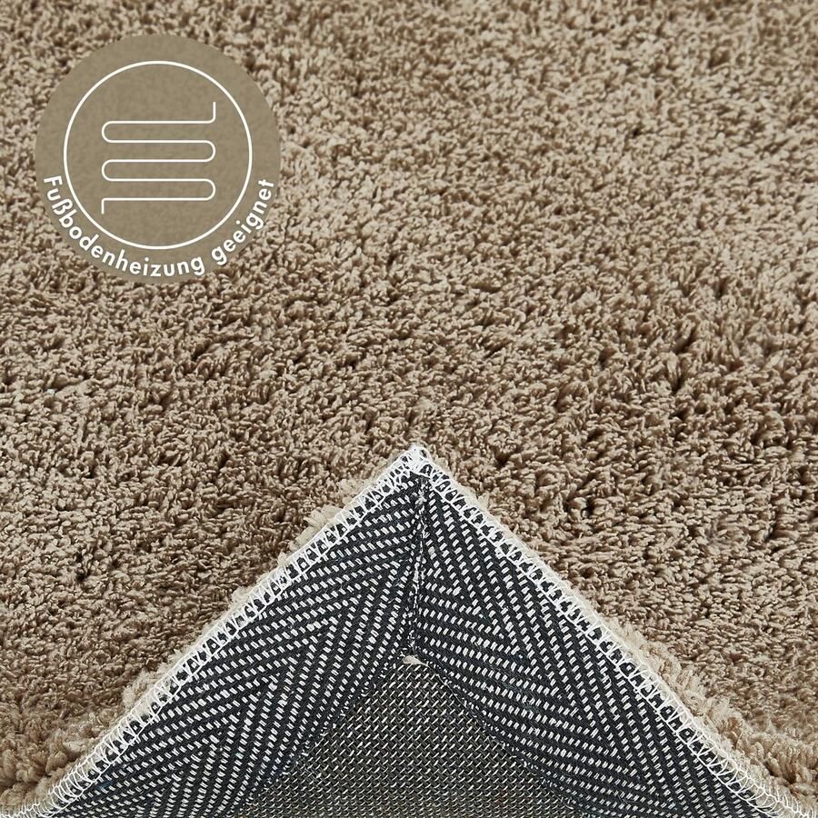 Andiamo Vloerkleed San Paolo Uni kleuren zachte kwaliteit ideaal in de woonkamer & slaapkamer