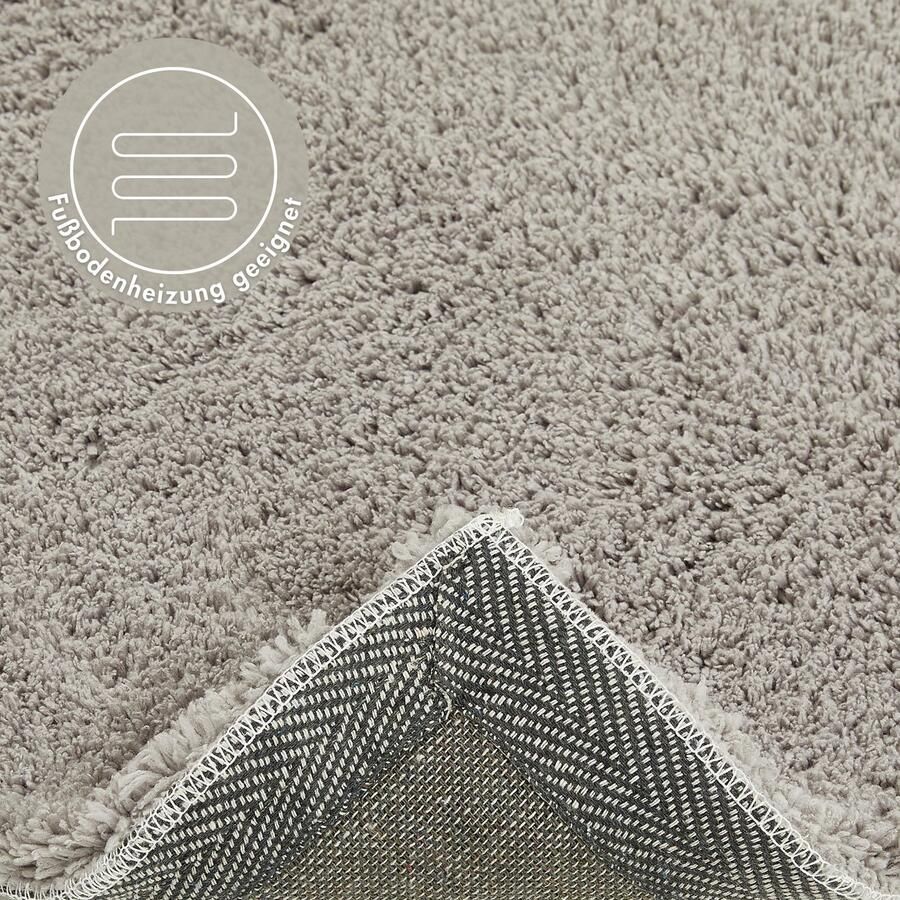 Andiamo Vloerkleed San Paolo Uni kleuren zachte kwaliteit ideaal in de woonkamer & slaapkamer