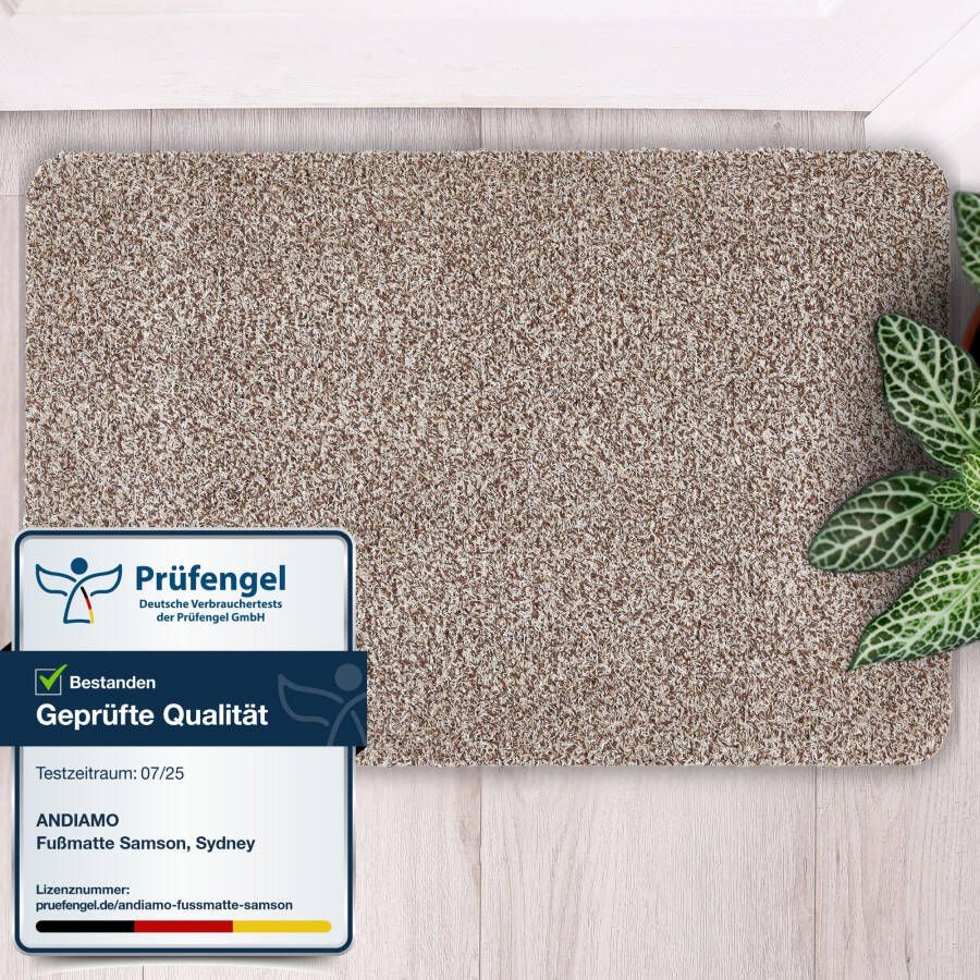 Andiamo Mat Samson Made in Netherlands Vuilafstotende mat wasbaar antislip ook verkrijgbaar als 2-delige set