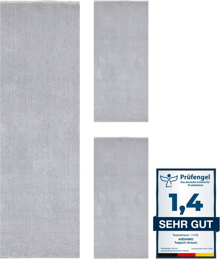 Andiamo Set slaapkamerkleedjes Arezzo Effen kleuren zachte pool wasbaar ideaal voor de woonkamer en slaapkamer