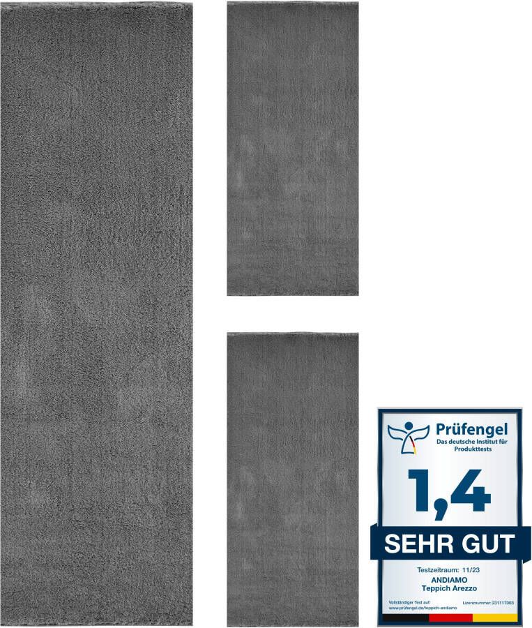 Andiamo Set slaapkamerkleedjes Arezzo Effen kleuren zachte pool wasbaar ideaal voor de woonkamer en slaapkamer