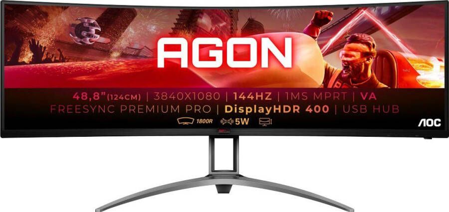 AOC Curved-gaming-monitor AG493QCX 124 cm 49" Full HD