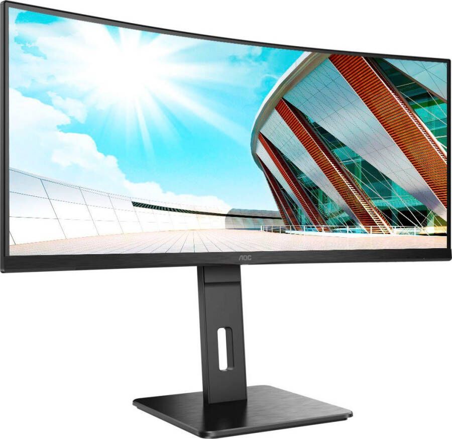 AOC Curved Gaming Monitor CU34P2A | Monitoren voor thuis&kantoor | 4038986118224