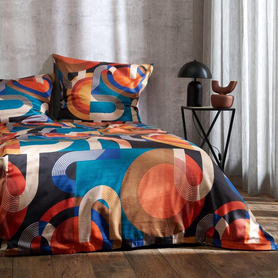 APELT Beddengoed Jim GOTS Jaren zeventig motieven (2-delig)