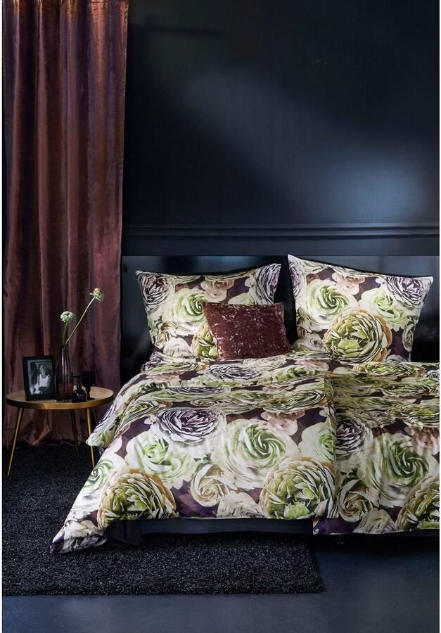 APELT Overtrekset Beatrice exclusief royaal bloemendesign als modieus statement (2-delig)