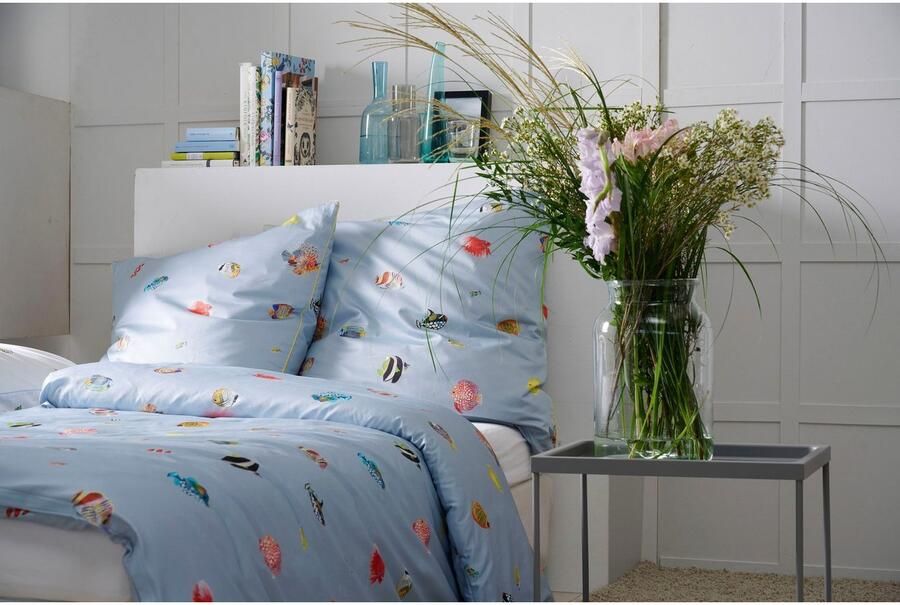 APELT Overtrekset Fidshi cool visdesign haalt de stille oceaan in je slaapkamer (2-delig)