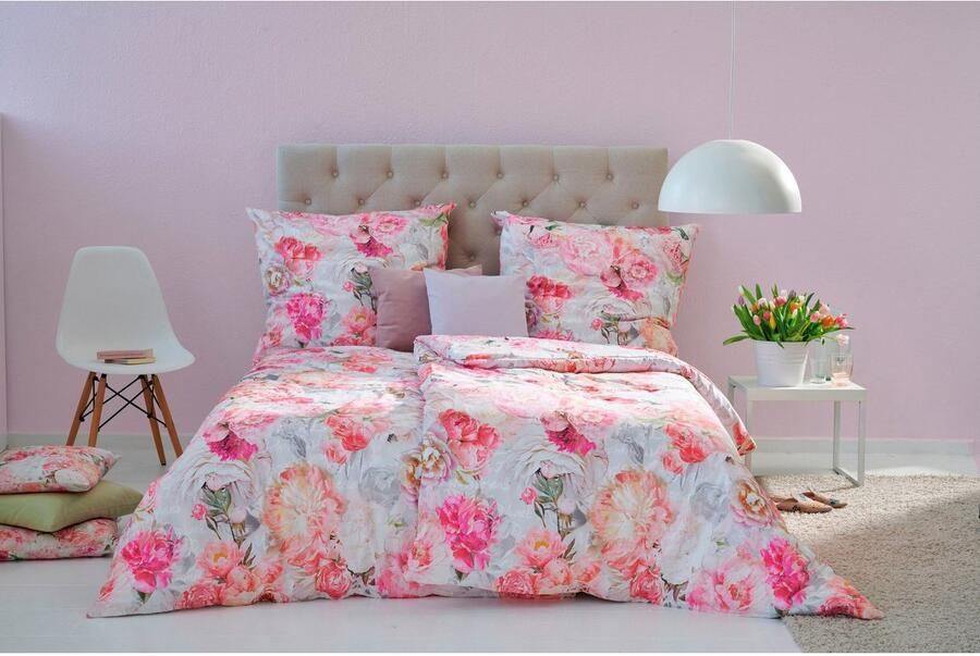 APELT Overtrekset HANNAH Ingenieus geschilderde rozen in aquarelstijl (2-delig)