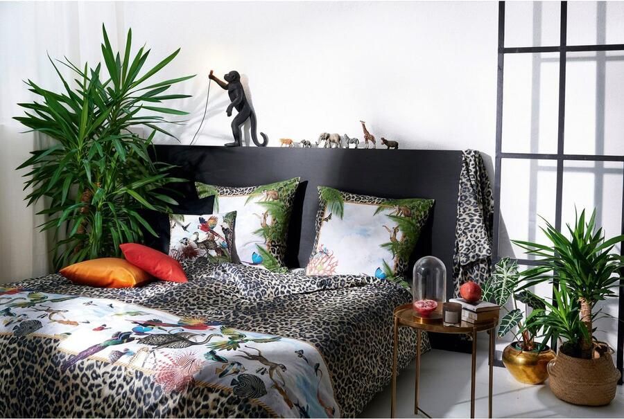 APELT Overtrekset Louis Herfstig rozen- en herfstbloemenmotief bloemen all-over (2-delig)