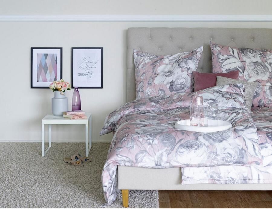 APELT Overtrekset Sophie Bloemenmotieven GOTS gecertificeerd van biokatoen