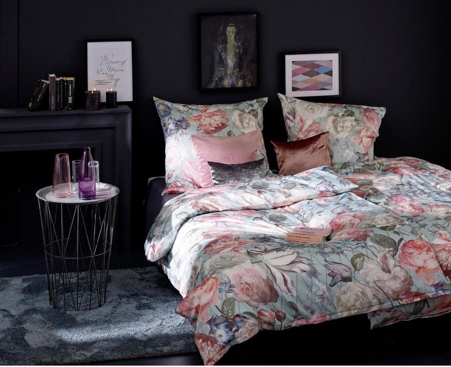 APELT Overtrekset Sophie Bloemenmotieven GOTS gecertificeerd van biokatoen