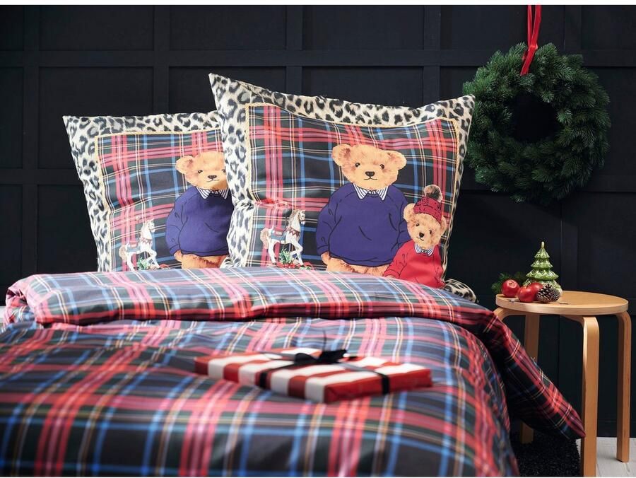 APELT Overtrekset Tommy Twee schattige beertjes met luipaardrand (2-delig)