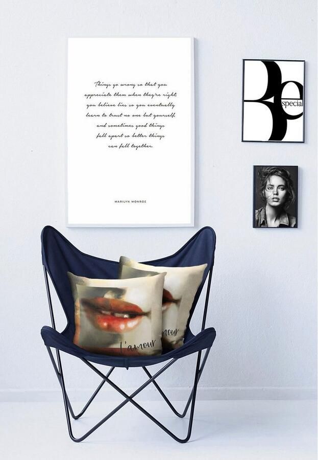 APELT Sierkussen Kiss Kussenovertrek zonder vulling(1 stuk)