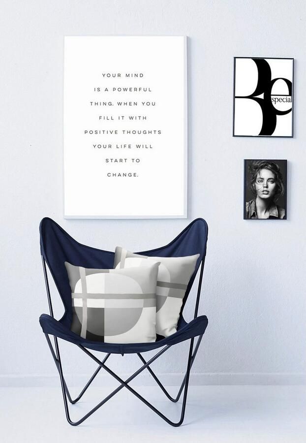 APELT Sierkussen Raoul in bauhaus-stijl kussenovertrek zonder vulling(1 stuk)