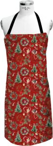 APELT Kookschort 9528 WINTERWELT Weihnachtsdeko Weihnachten Digitaal drukwerk met kerstmotief (1-delig)