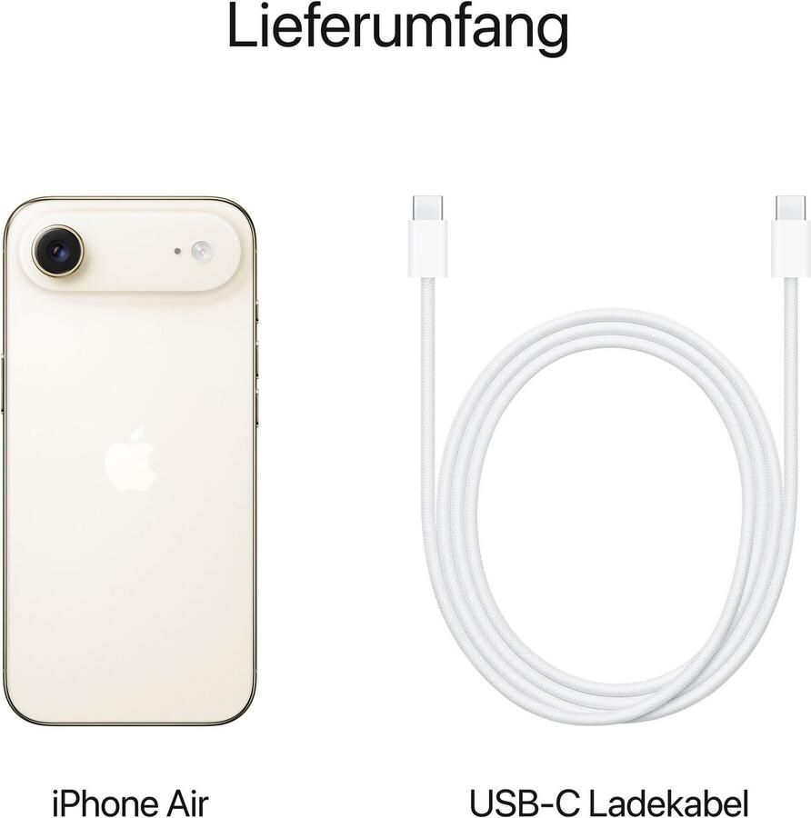 Apple iPhone Air 512 GB Goud