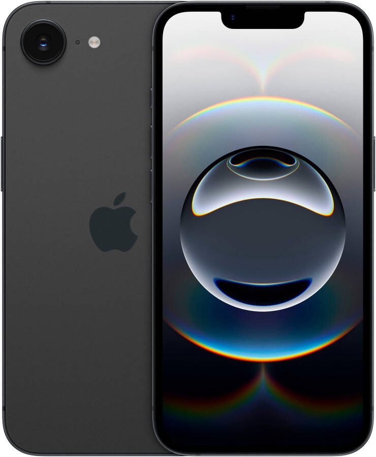 Apple iPhone 16e 128GB Smartphone Zwart