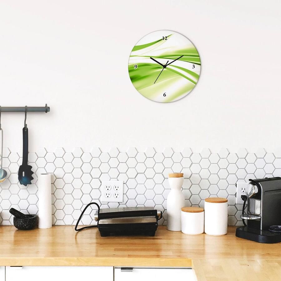 Artland Wandklok Abstracte golf