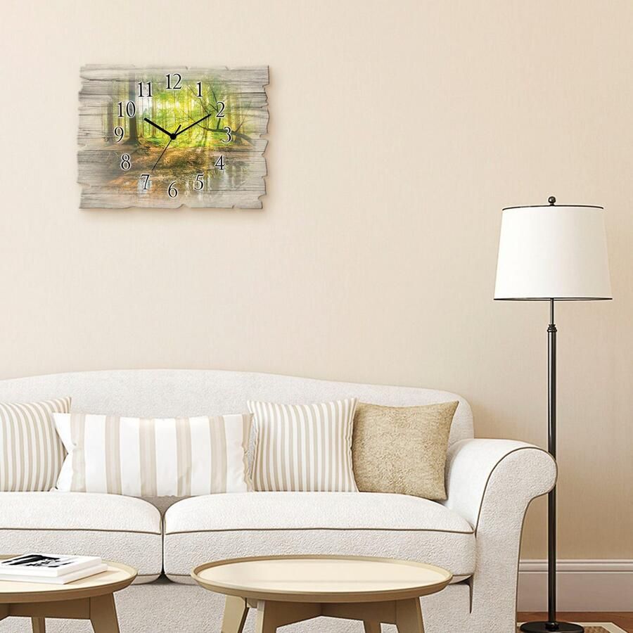 Artland Wandklok Bos met beek