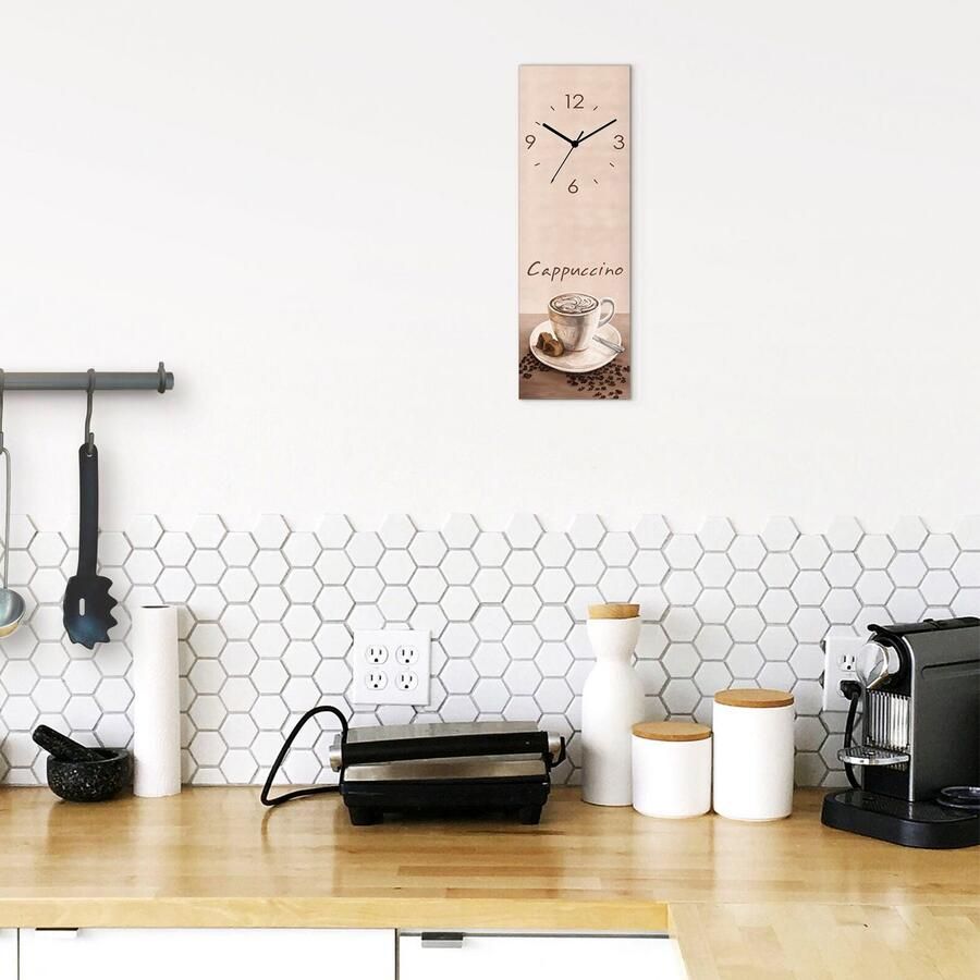 Artland Wandklok Cappuccino koffie
