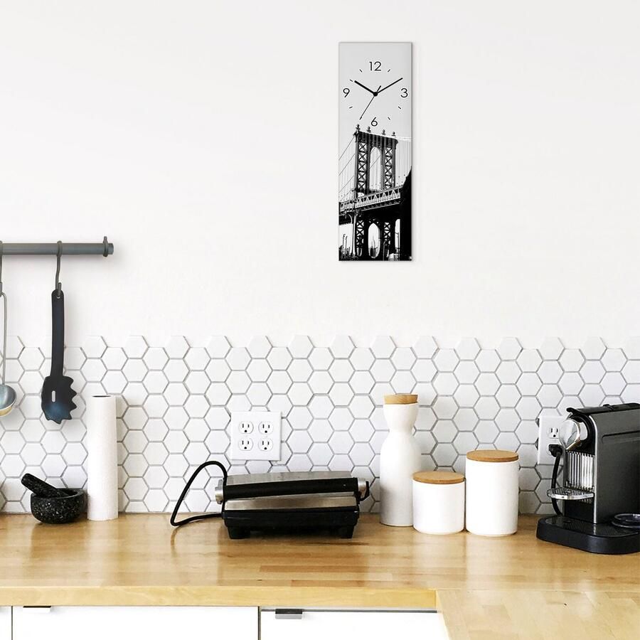 Artland Wandklok Dumbo Manhattan Bridge New York