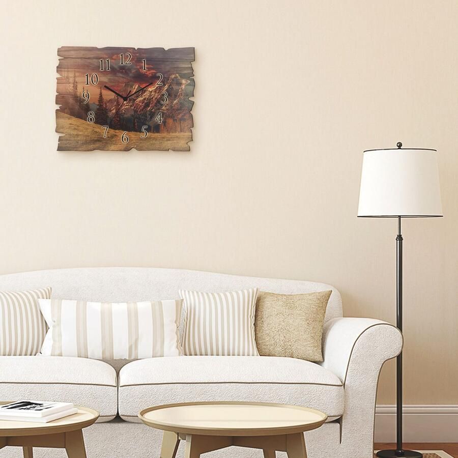 Artland Wandklok Houten klok alpien hoogland