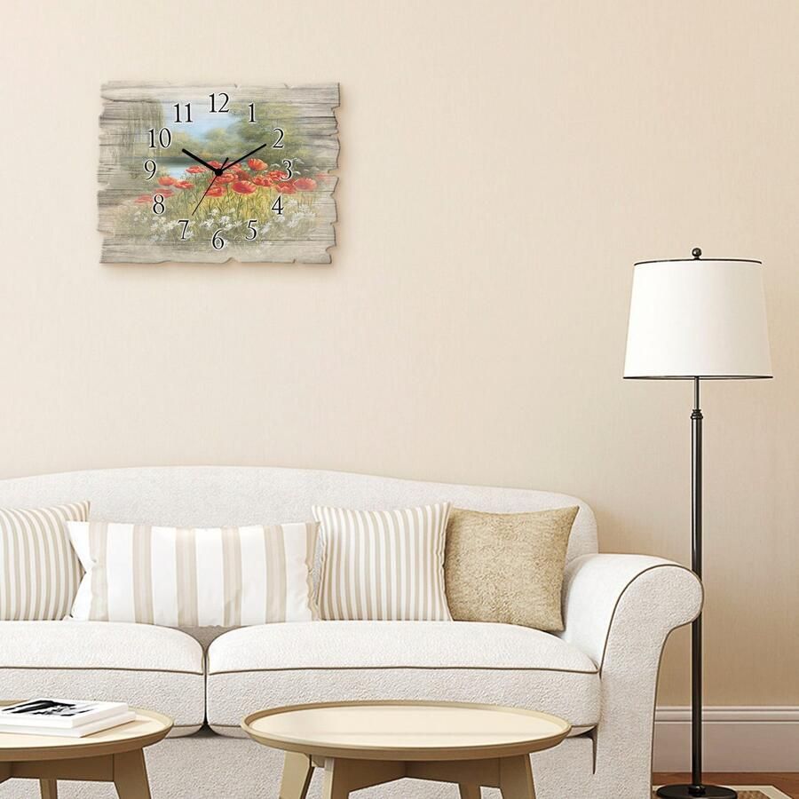 Artland Wandklok Klaproosweide