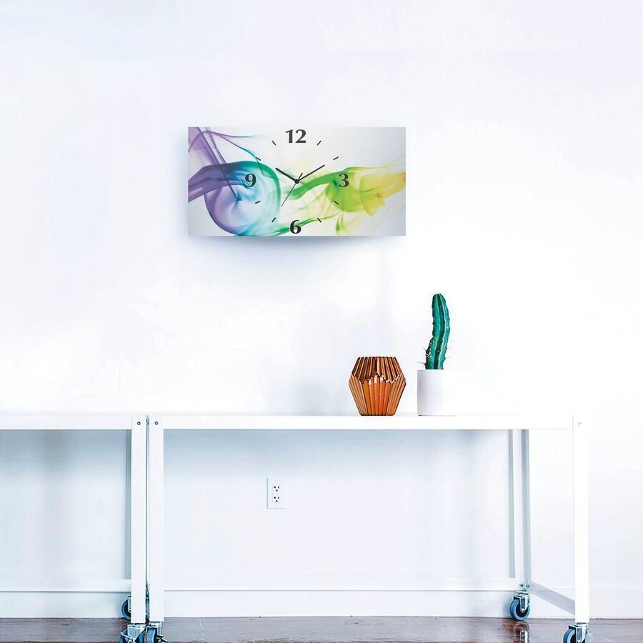 Artland Wandklok Rook abstract