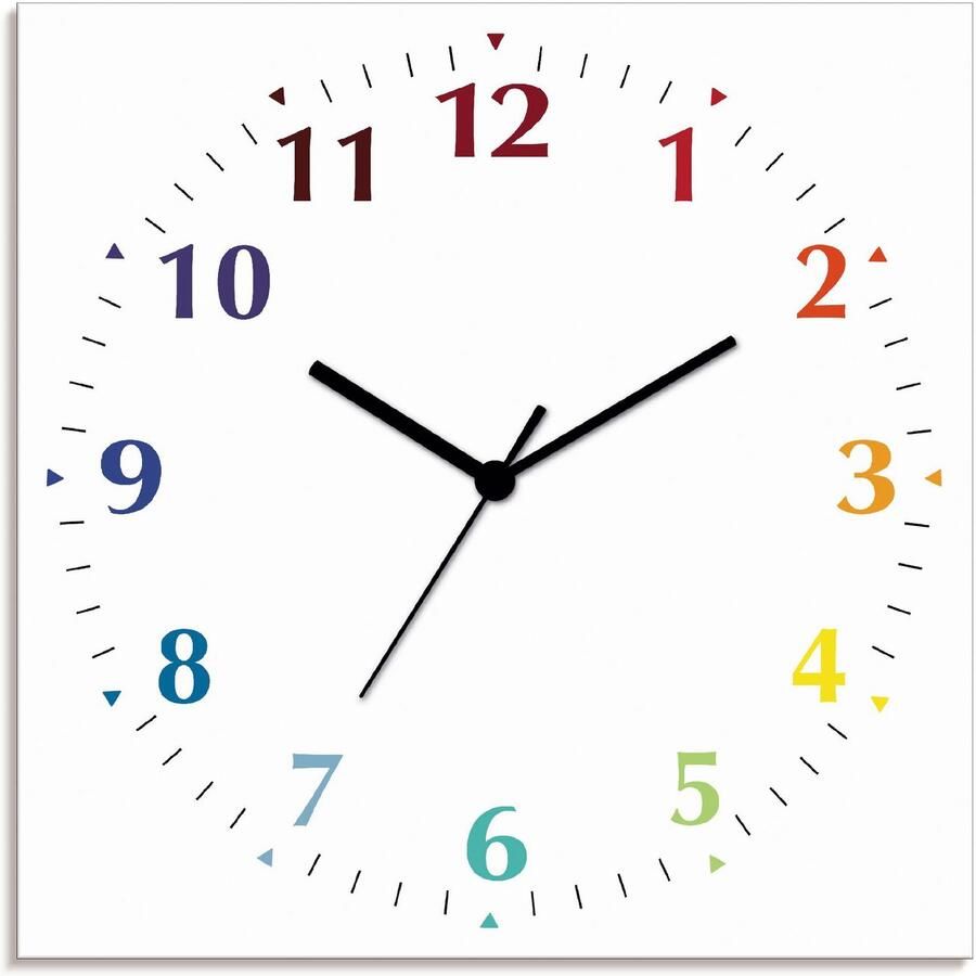 Artland Wandklok Uni trendkleuren