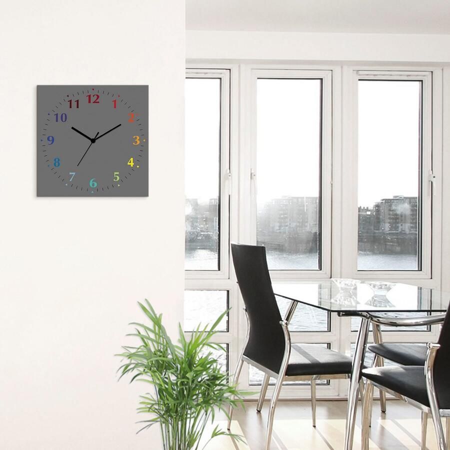 Artland Wandklok Uni trendkleuren