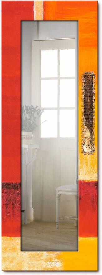 Artland Sierspiegel Velden I abstract spiegel met lijst voor het hele lichaam wandspiegel met motiefrand landhuis