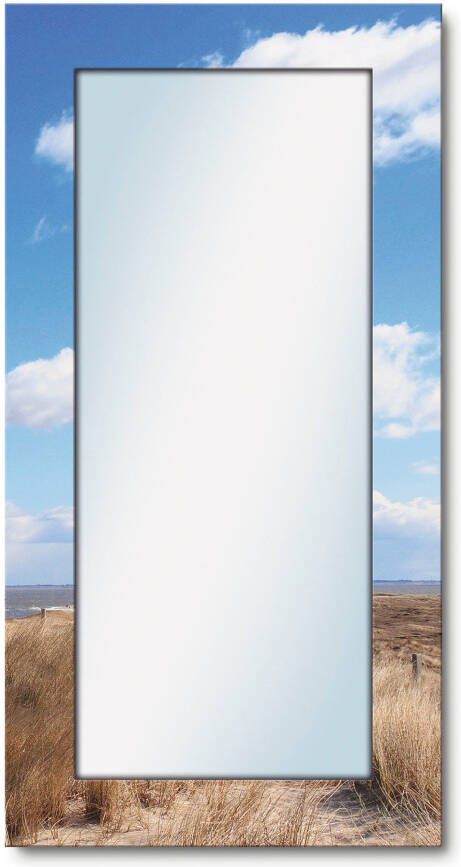 Artland Sierspiegel Vuurtoren Sylt spiegel met lijst voor het hele lichaam wandspiegel met motiefrand landhuis