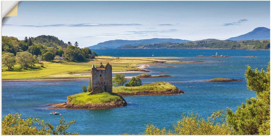 Artland Wandfolie Castle Stalker bij Loch Linnhe