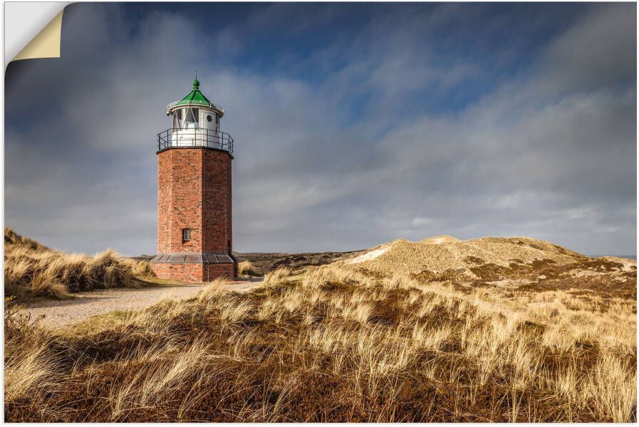 Artland Wandfolie Vuurtoren Rotes Kliff in Kampen Sylt