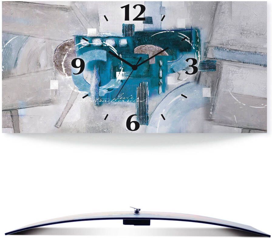 Artland Wandklok Abstracte blauwe rondjes 3d-look geschulpt met kwarts- of radiografisch uurwerk verschillende maten
