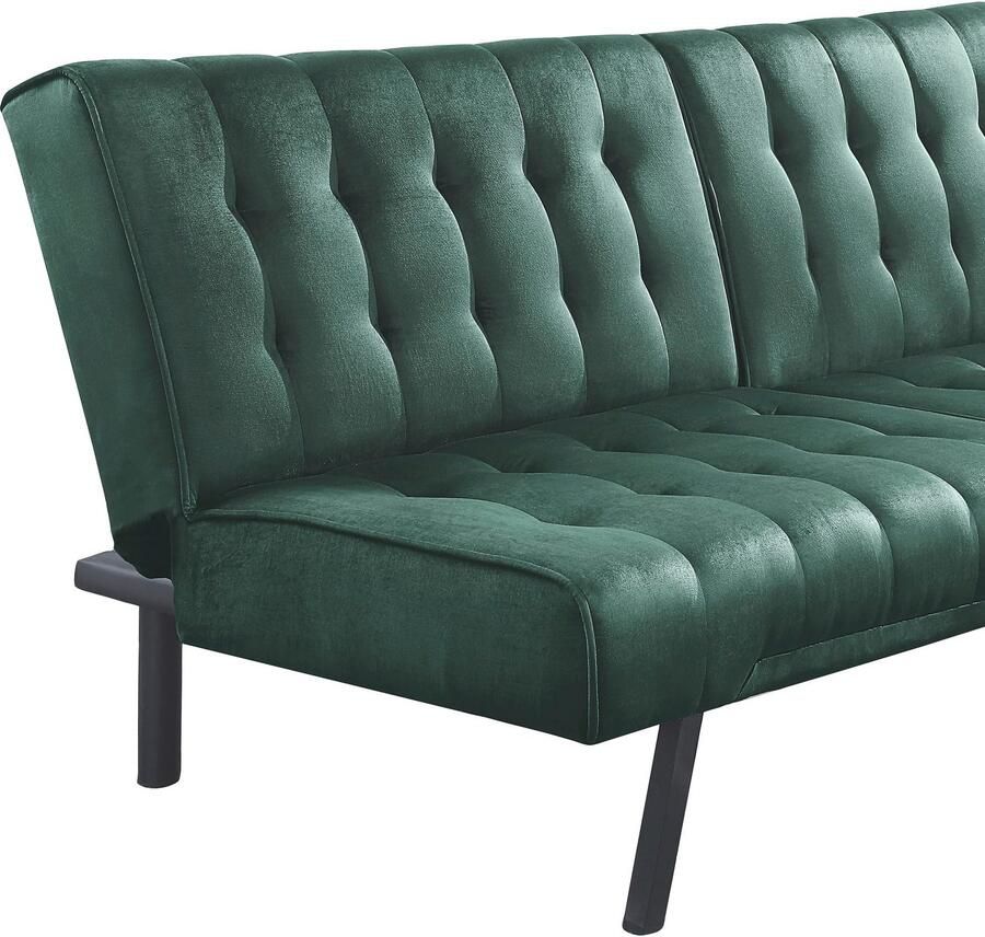 ATLANTIC home collection 2-zitsbank Pierre Bedbank met 3-voudige blokkeerfunctie met golfvering