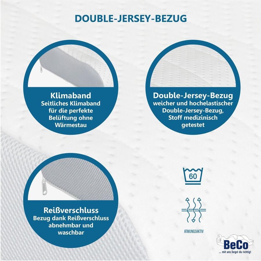 Beco Neksteunkussen Vario Med Kern van gelschuim & gezondheidsproduct volgens ZPmed