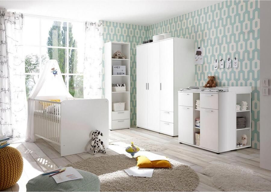 Baby & Tiener Collection Kledingkast Bibo 3 deurs Wit