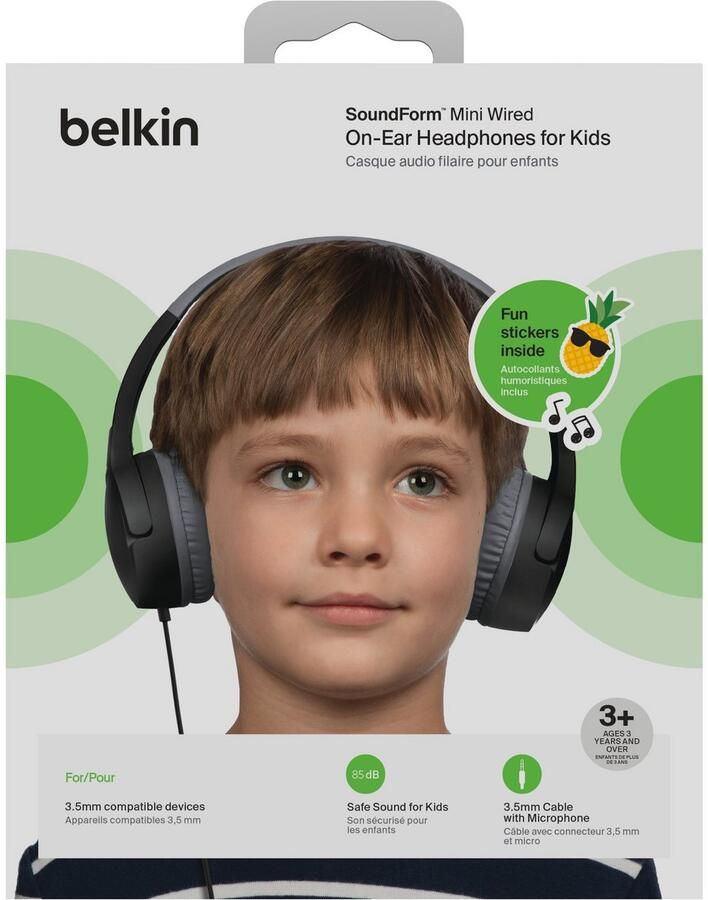 Belkin Kinder koptelefoon SOUNDFORM Mini via een vaste verbinding