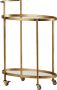 BePureHome Push Trolley Metaal Antique Brass 86x67x35 - Thumbnail 2