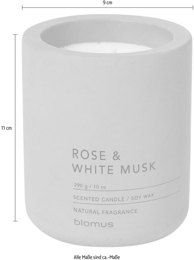 Blomus Geurkaars Fraga 11 cm ø 9 cm Rose & White Musk