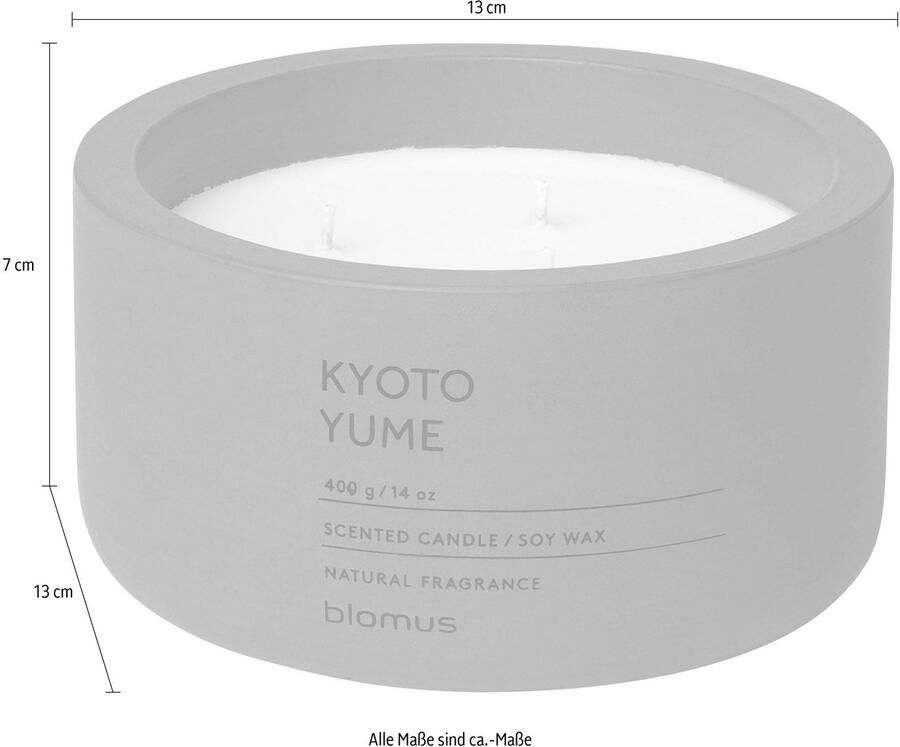 Blomus FRAGA geurkaars Kyoto Yume(400 gram )