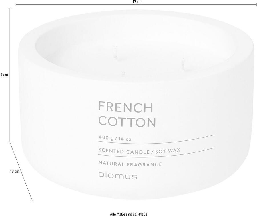 Blomus FRAGA geurkaars French Cotton(400 gram )