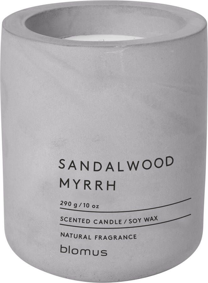 Blomus Fraga Geurkaars Sandalwood Myrrh H 11 cm Diameter 9 cm Micro Chip