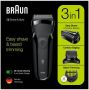Braun Series 3 300BT Zwart Elektrisch Scheerapparaat Mannen Shave & Style - Thumbnail 5