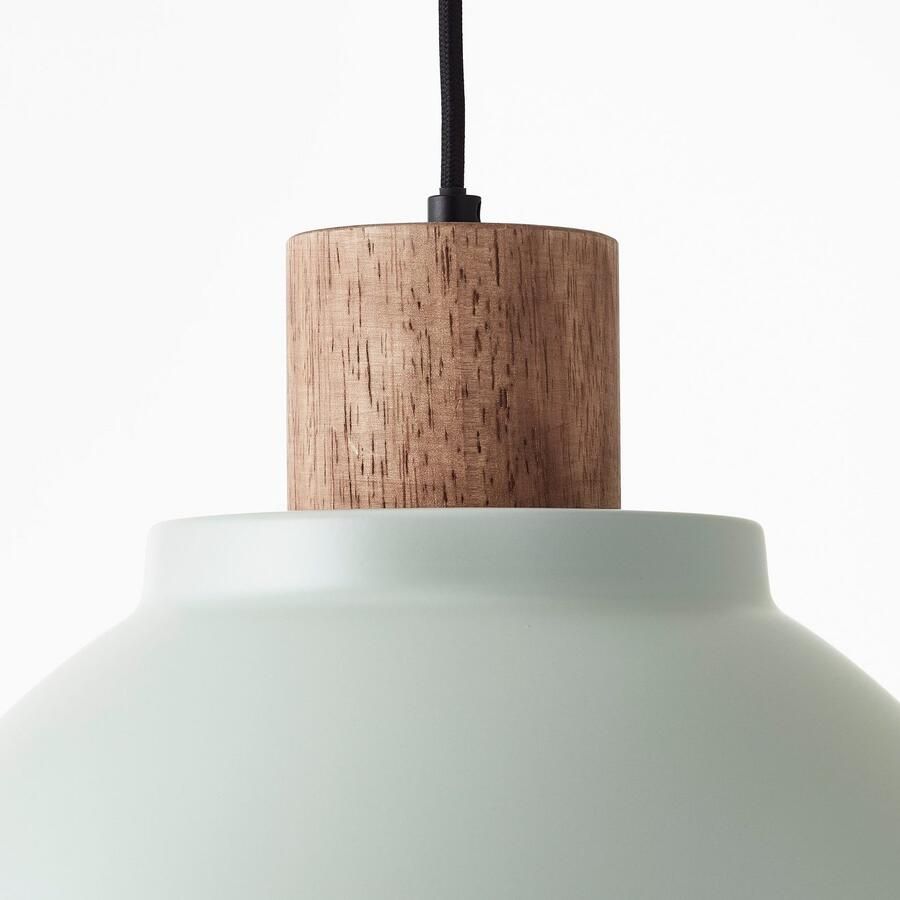 Brilliant Leuchten Hanglamp Erena Hoogte 120 cm Ø 38 cm E27 inkortbaar metaal hout