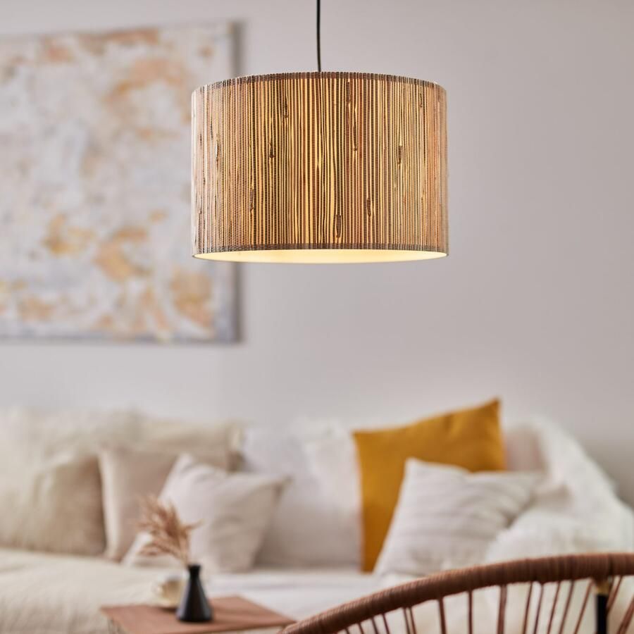 Brilliant Leuchten Hanglamp Wimea 35cm naturel (1 stuk)