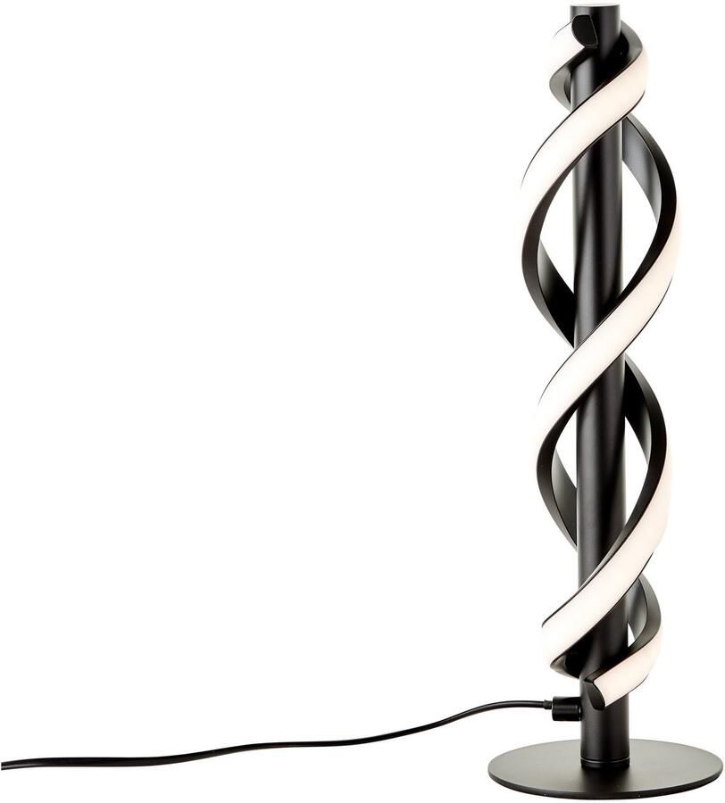 Brilliant Leuchten Led-tafellamp Amalie 1100 lm hoogte 39 cm ø 12 cm metaal kunststof zwart