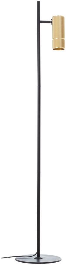 Brilliant Leuchten Staande lamp Marty LED vloerlamp 130 cm GU10 350 lm 3000 K aluminium (1 stuk)