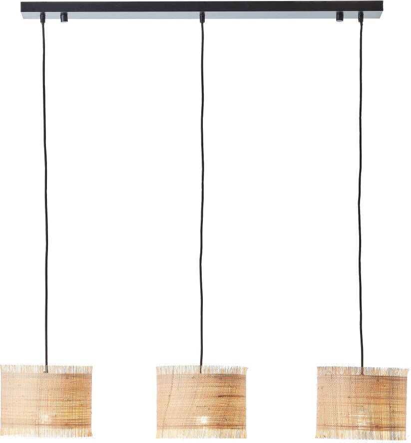 Brilliant Raffy Hanglamp 3-lichts Zeegras